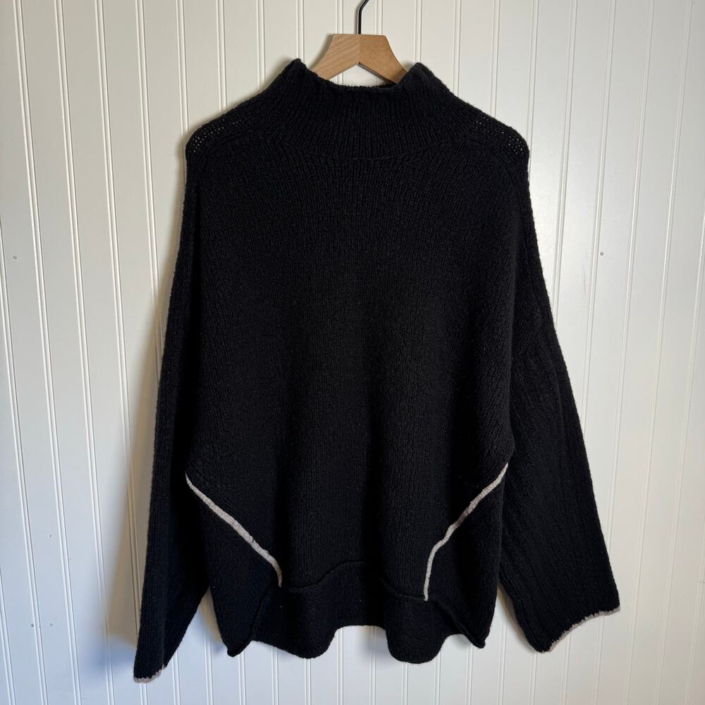 Anthropologie Moth Paloma Oversized Turtleneck Wool Sweater Women’s Size XL